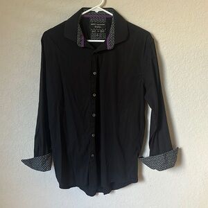 Report Collection black performance stretch long sleeve size Large